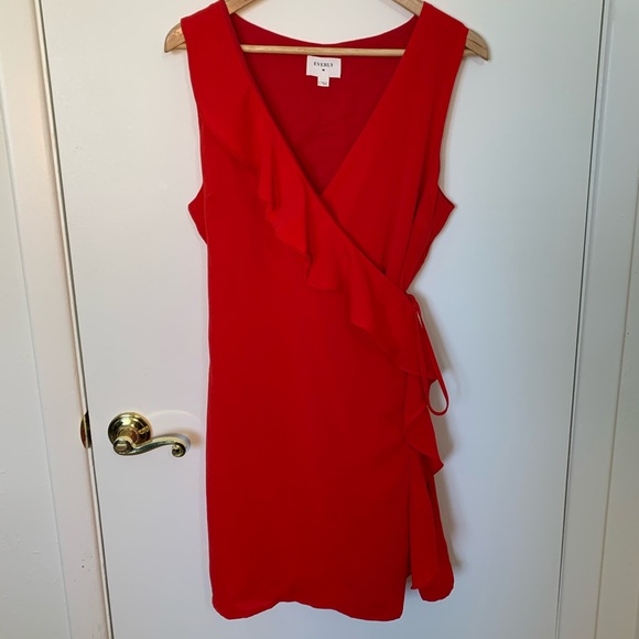 Everly Dresses & Skirts - Every Red Wrap Dress